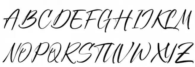 Sunday Freedom フォント 大文字