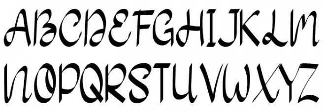 Sunday Fun フォント 大文字