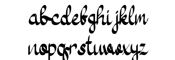 Sunday Fun Font LOWERCASE