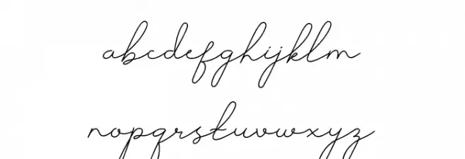 Sunday Girl फ़ॉन्ट लोअरकेस