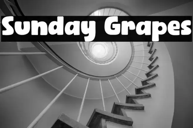Sunday Grapes Font examples