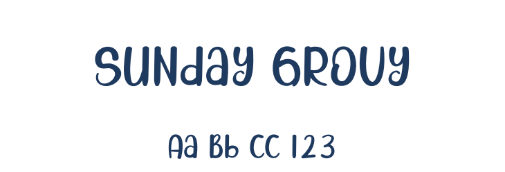 Sunday Grovy Font Preview
