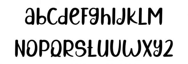 Sunday Grovy Font Litere mici