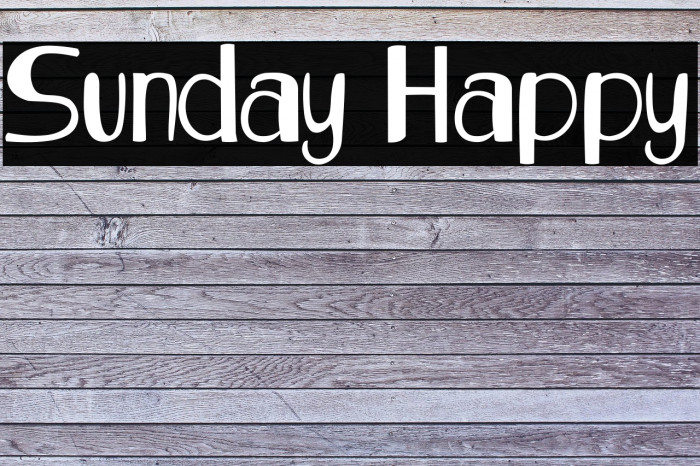 Sunday Happy Example 3