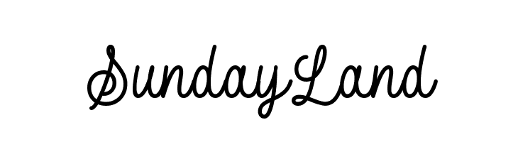Sunday Land  免费字体下载
