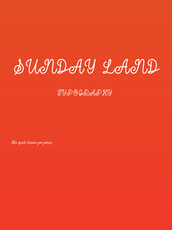 Sunday Land Poster