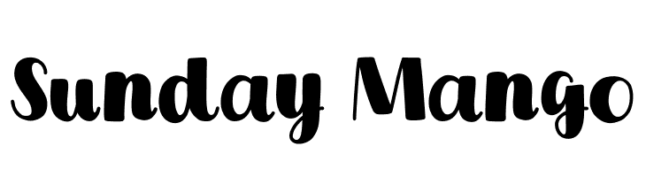 Sunday Mango  Free Fonts Download