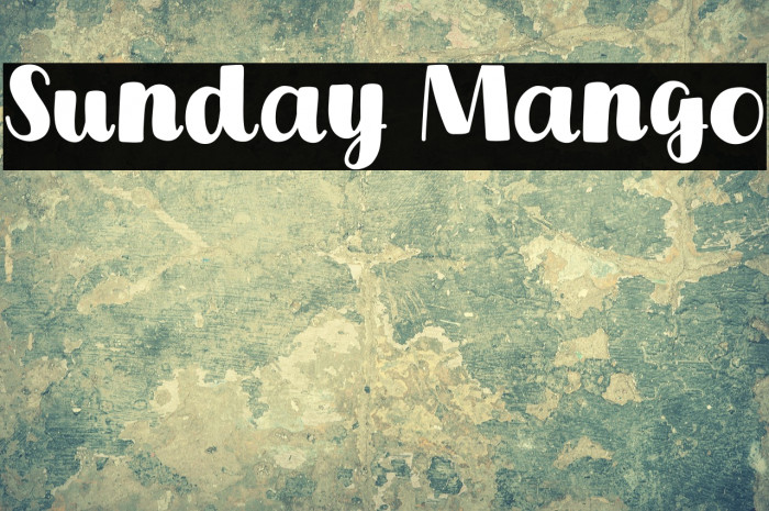 Sunday Mango Example 2