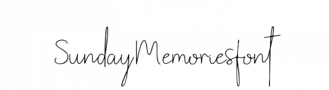 Sunday Memories font  Fuentes Gratis Descargar