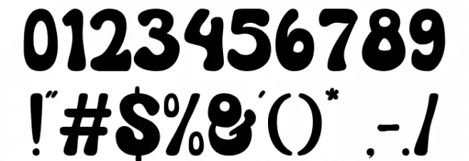 Sunday Milk Font Alte caractere