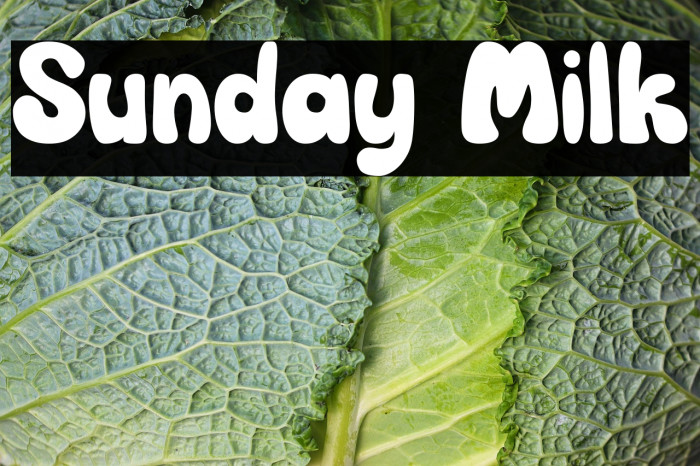 Sunday Milk Example 2