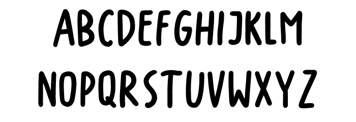 Sunday Mine PERSONAL USE ONLY! Font LOWERCASE
