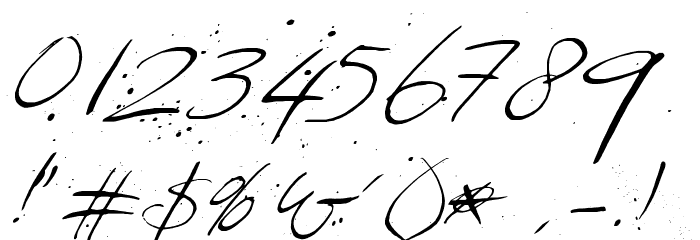 Sunday & Monday Font OTHER CHARS