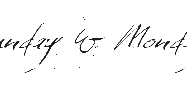 Sunday & Monday Logo