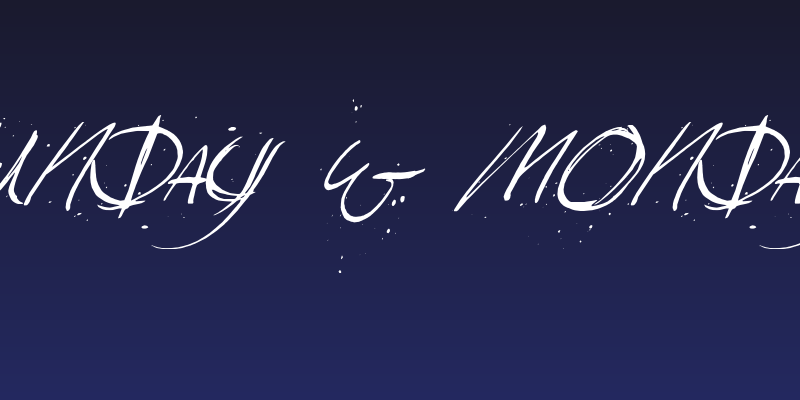 Sunday & Monday Social Header