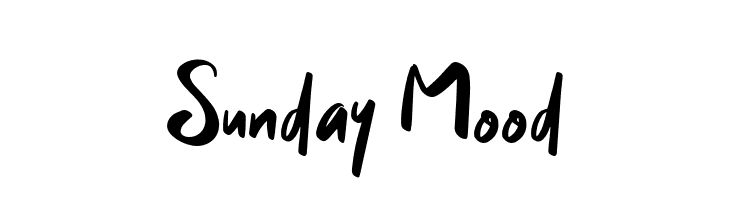 Sunday Mood  Fuentes Gratis Descargar