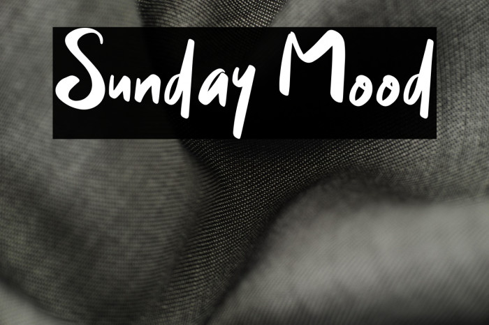 Sunday Mood Example 1