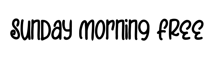 Sunday Morning FREE  नि: शुल्क फ़ॉन्ट्स डाउनलोड