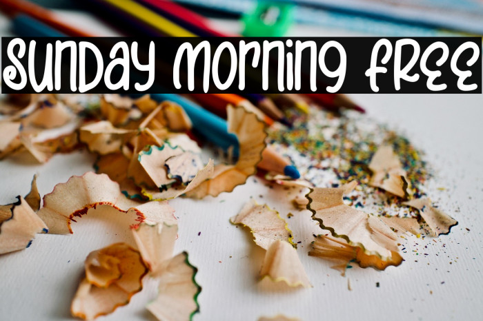 Sunday Morning FREE Example 1