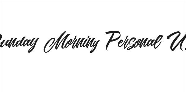 Sunday Morning Personal Use Logo
