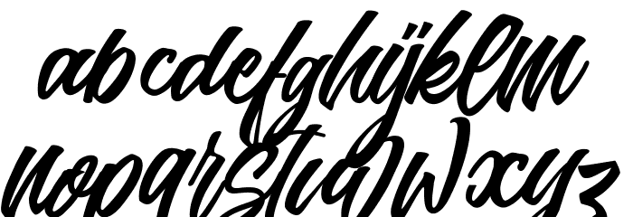 Sunday Morning Personal Use Font LOWERCASE