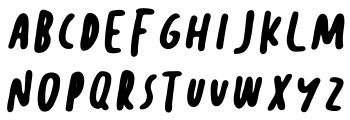 Sunday Morning Font LOWERCASE