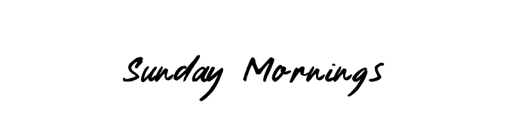 Sunday Mornings  لخطوط تنزيل