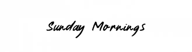 Sunday Mornings  Descarca Fonturi Gratis