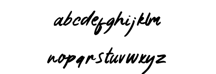 Sunday Mornings Font LOWERCASE