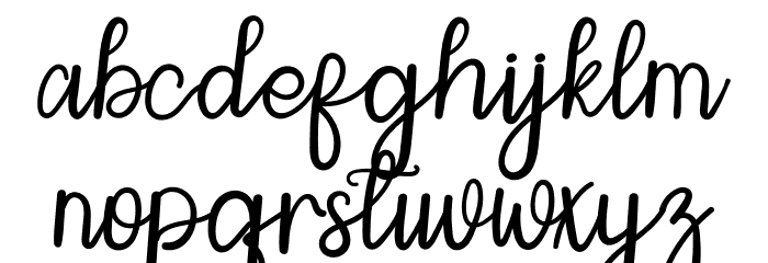 Sunday Of Beauty Font LOWERCASE