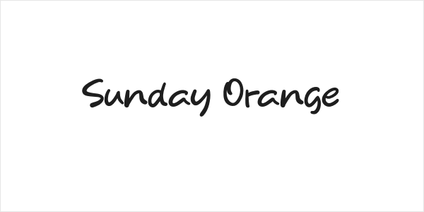 Sunday Orange Logo