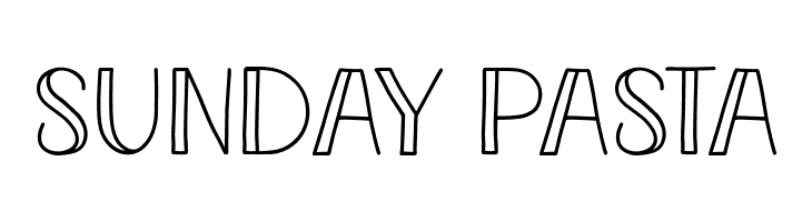 Sunday Pasta  font caratteri gratis