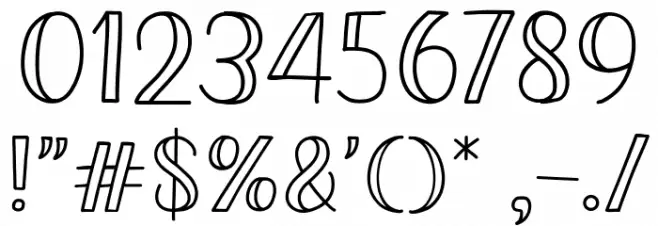 Sunday Pasta Caratteri ALTRI CARATTERI