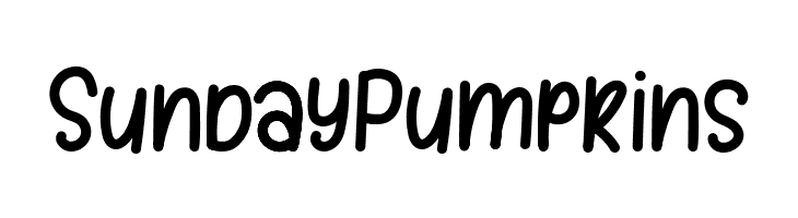 Sunday Pumpkins لخطوط تنزيل