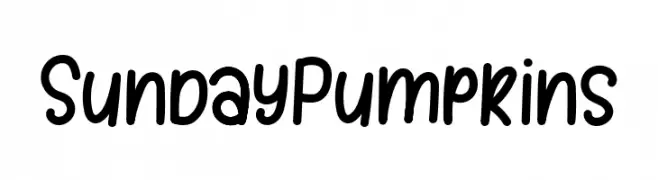 Sunday Pumpkins  baixar fontes gratis