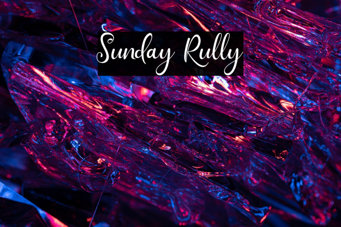 Sunday Rully Example 1