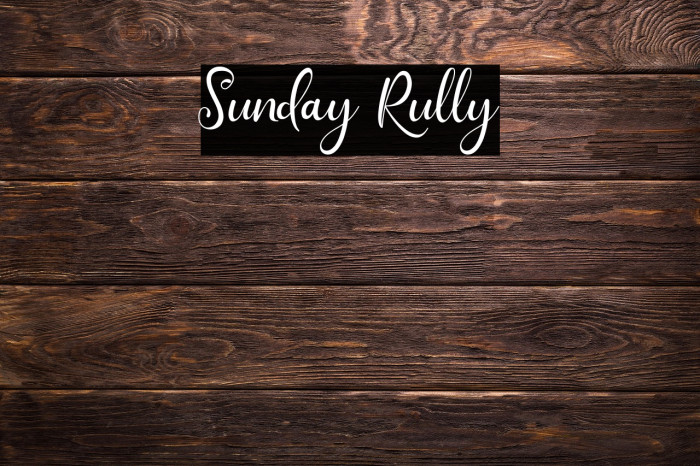 Sunday Rully Example 3