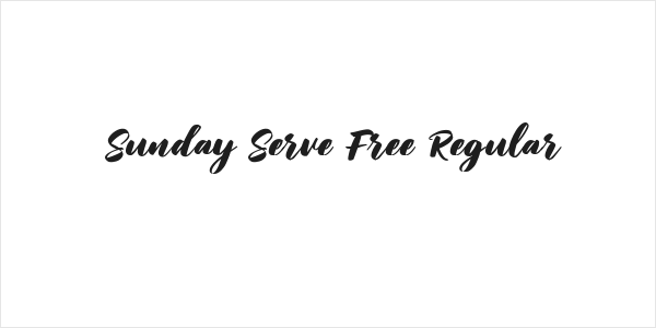 Sunday Serve Free Regular Logo