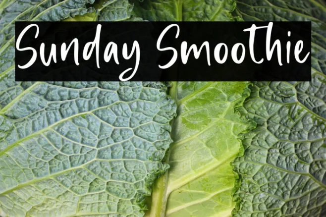 Sunday Smoothie Example 1