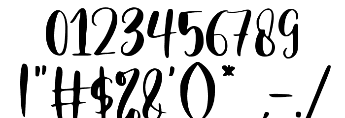 Sunday Snow Font OTHER CHARS