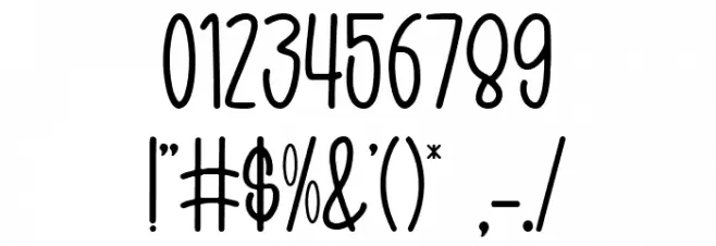 Sunday Special Font OTHER CHARS