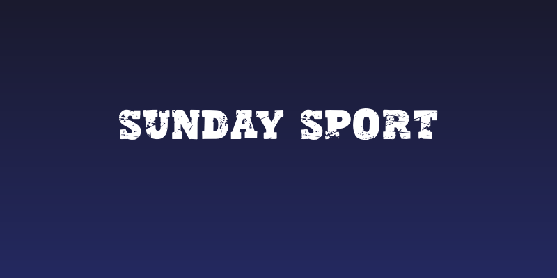 Sunday Sport Social Header