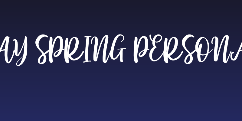 Sunday Spring Personal Use Social Header