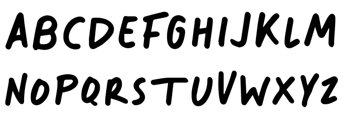 Sunday Time Font UPPERCASE