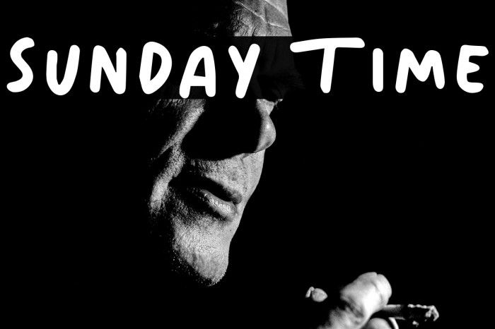 Sunday Time Example 2