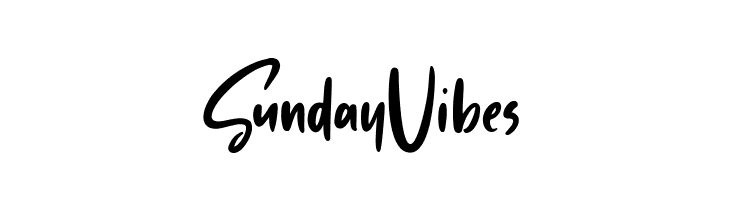 Sunday Vibes  les polices de caractères gratuit tlcharger