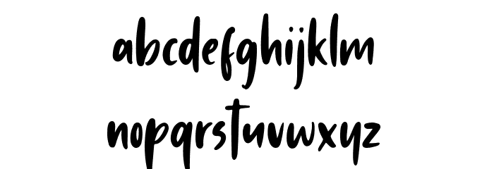 Sunday Vibes Font LOWERCASE
