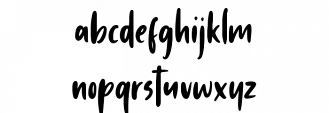 Sunday Vibes फ़ॉन्ट लोअरकेस