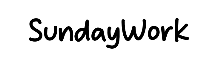 Sunday Work  Free Fonts Download