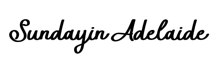 Sunday in Adelaide  Frei Schriftart Herunterladen
